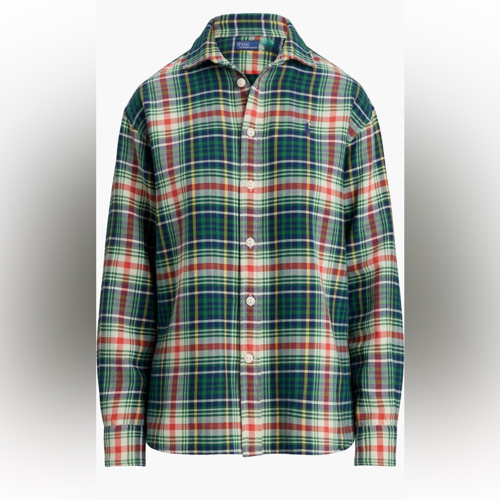 Polo Ralph Lauren Plaid Flannel Shirt XXL Relaxed Fit